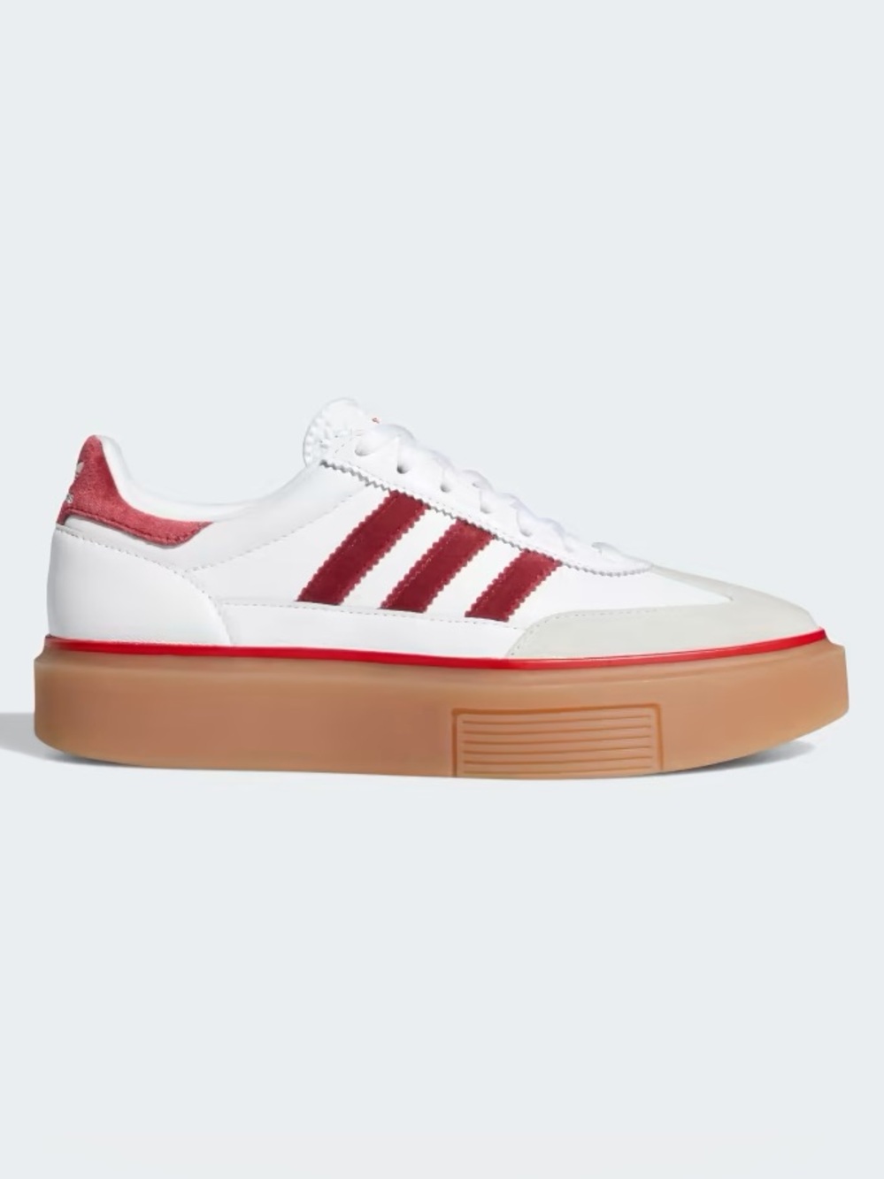 🌼ADIDAS🌼 Ivy Park + Super Sleek 72 White and Burgundy Sneakers